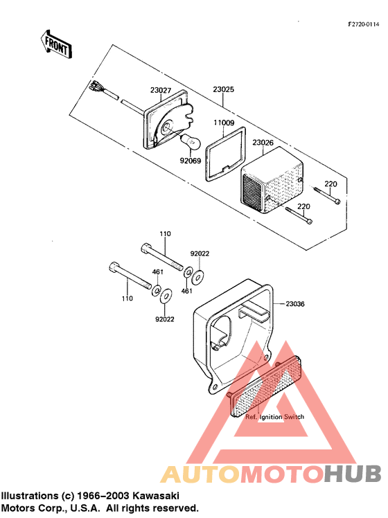 Taillight unit ass`y
