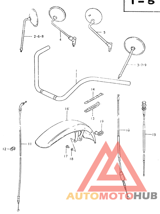 Handlebar - front fender