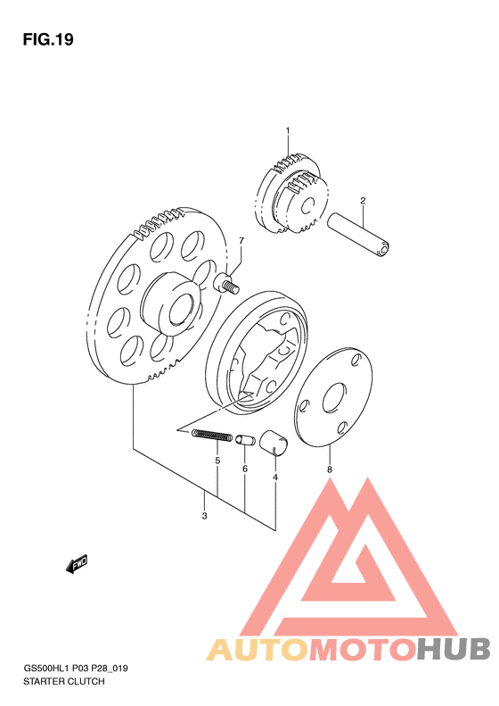 Муфта стартера