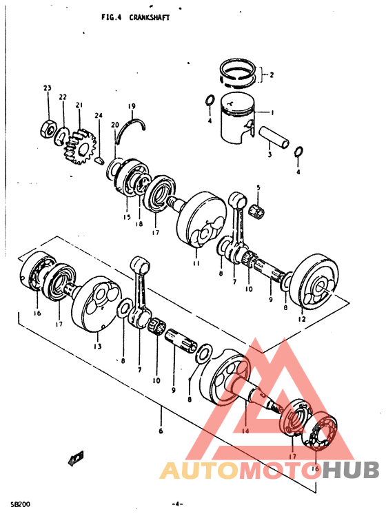 Вал коленчатый