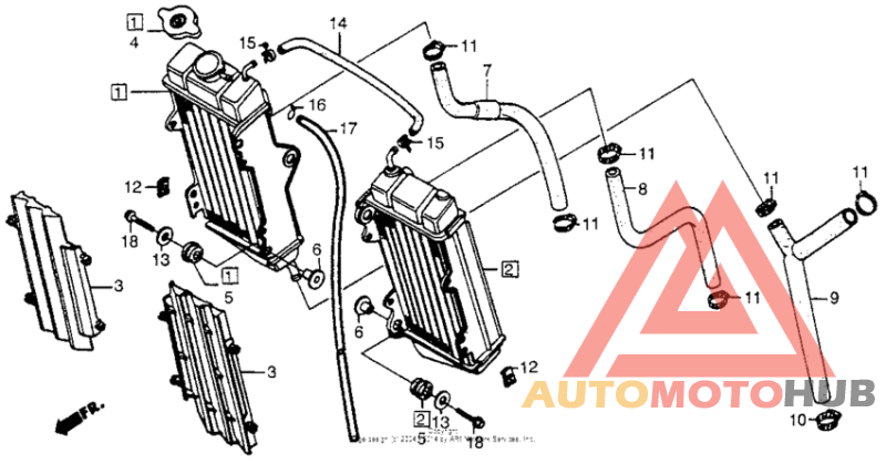 Radiator 85-87