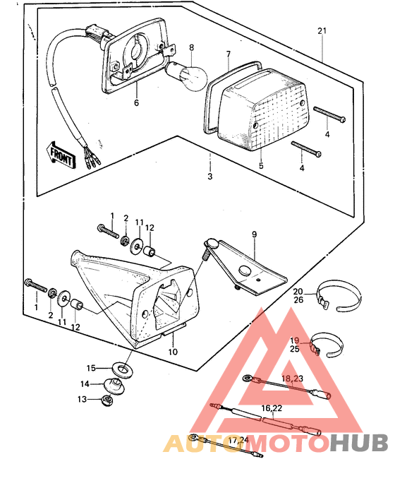 Taillight unit ass`y