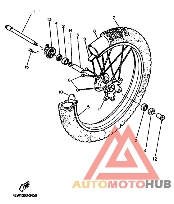 Переднее колесо