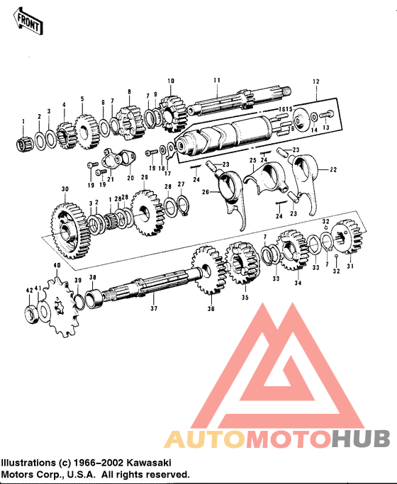 Transmission/change drum