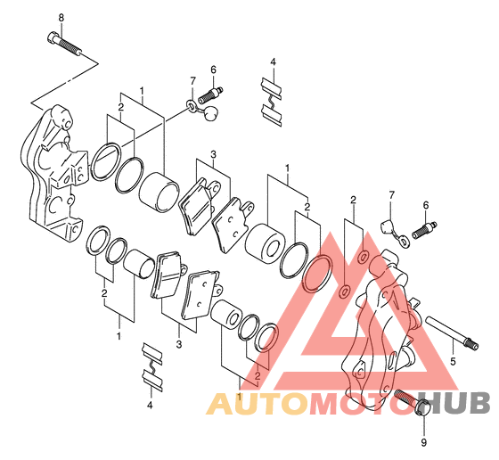 Передний суппорт
