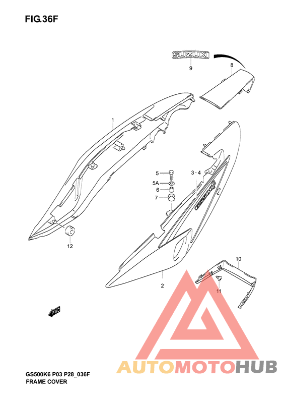 Обтекатель задний