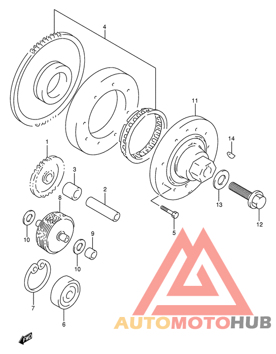 Муфта стартера