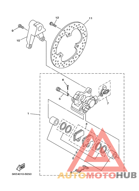 Задний суппорт