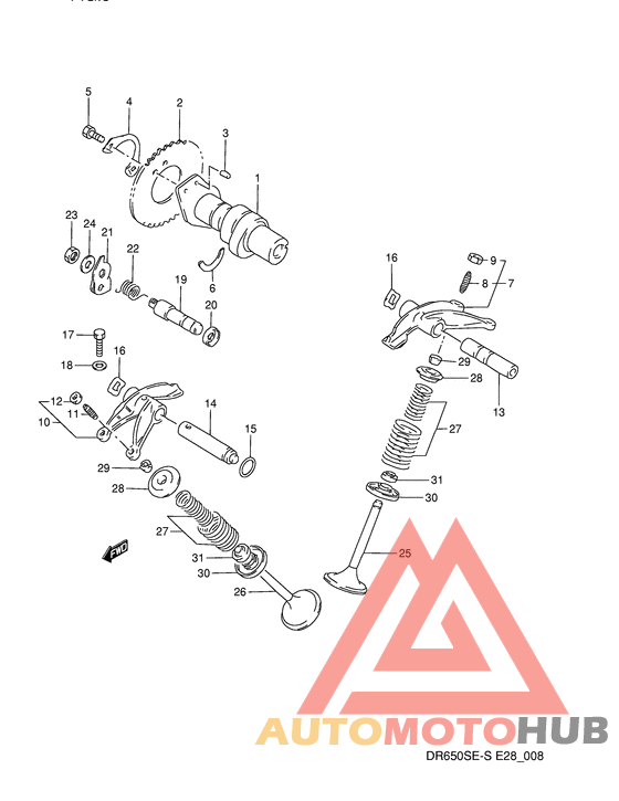Распределительный вал-клапаны