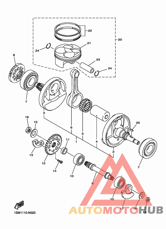 Crankshaft & piston
