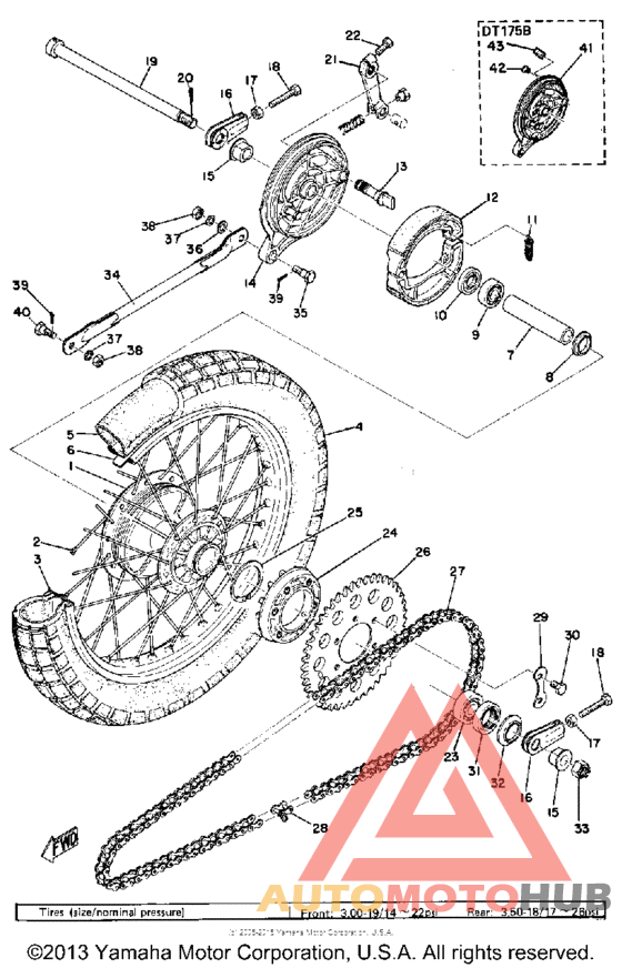 Переднее колесо