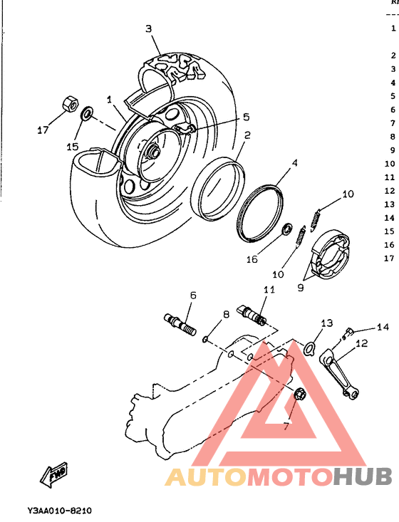 Переднее колесо