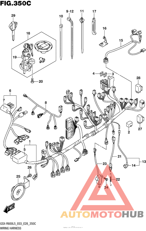 Wiring Harness (Gsx-R600L5 E33)