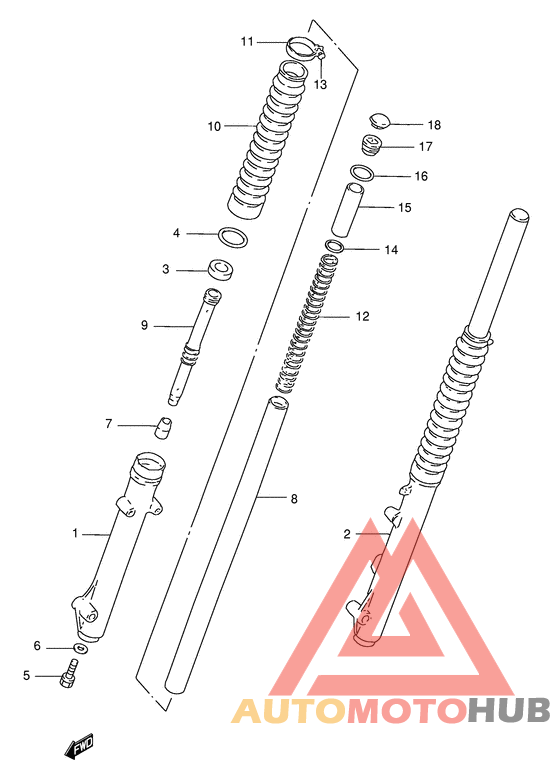 Передняя вилка