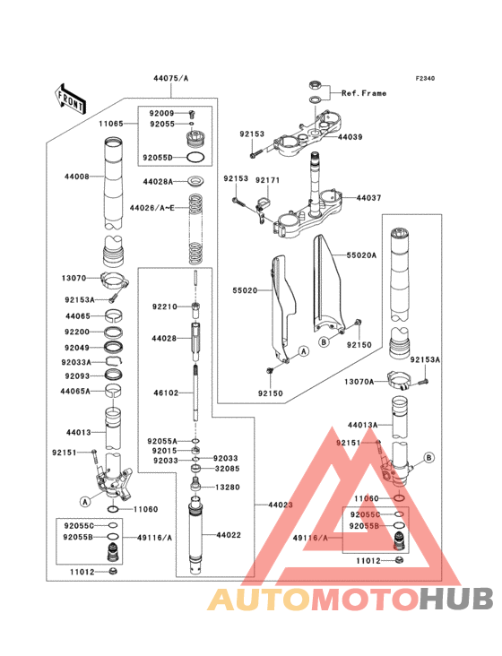 Front fork(1/2)