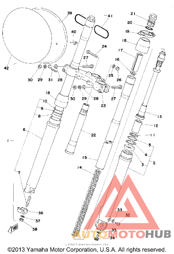 Передняя вилка