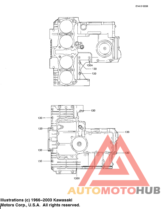 Crankcase bolt & stud pattern