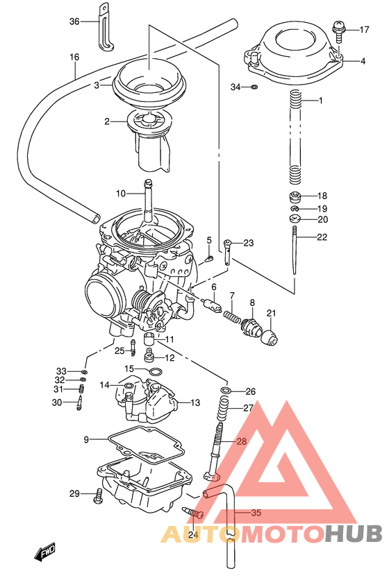 Carburetor assy