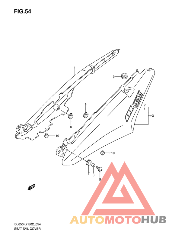 Обтекатель сидения