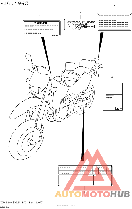 Label (Dr-Z400Sml5 E33)