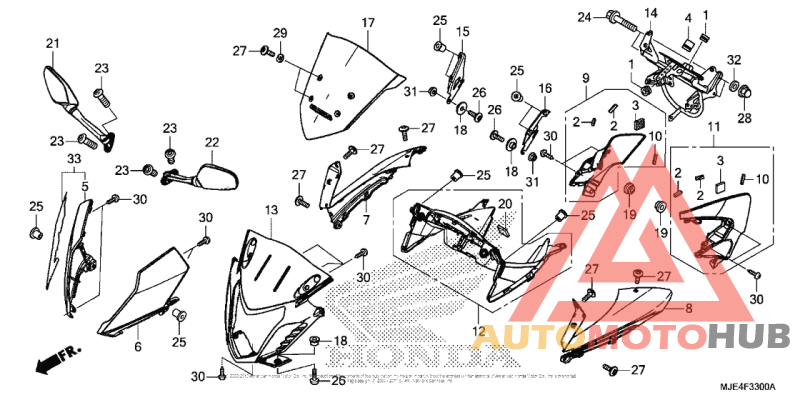 Верхний обтекатель