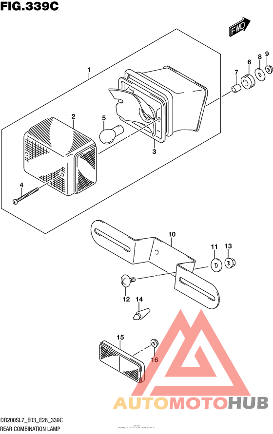 Rear Combination Lamp (Dr200Sl7 E33)
