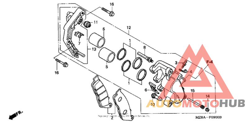 Передний суппорт