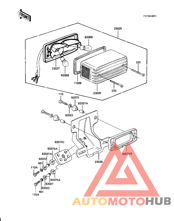 Taillight unit ass`y