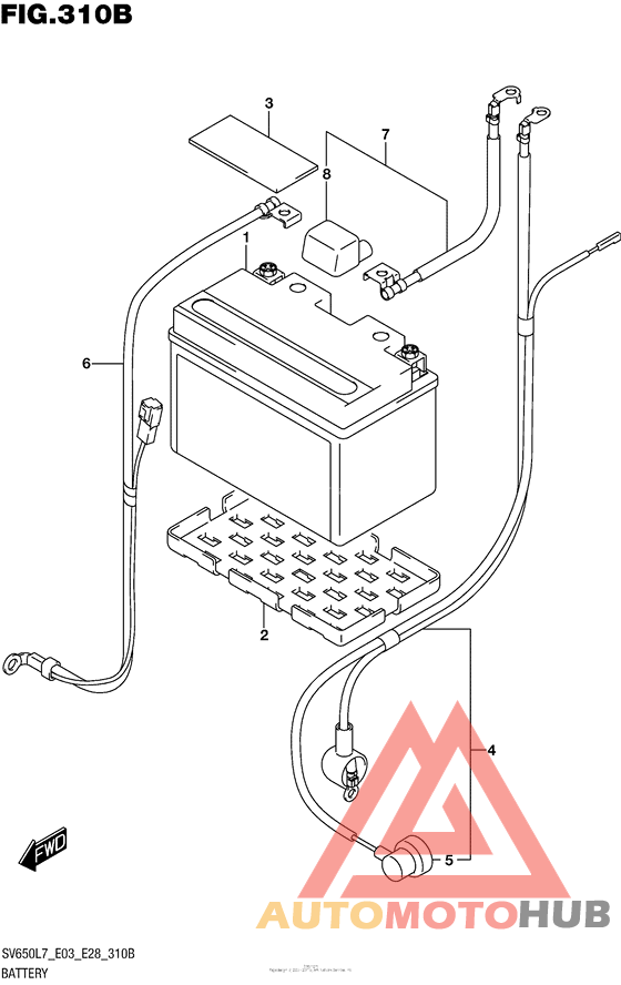 Battery (Sv650L7 E33)