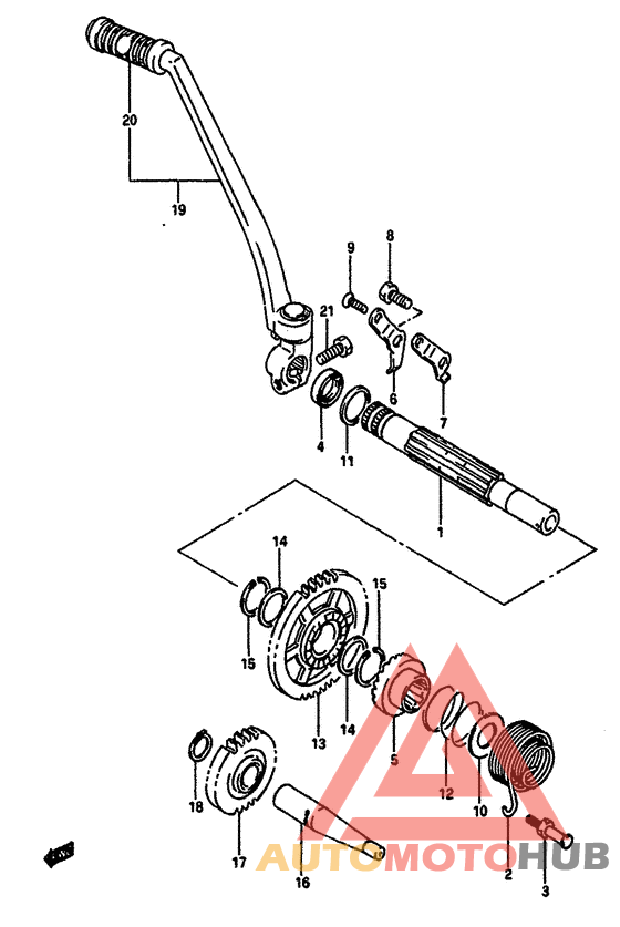 Ножной стартер