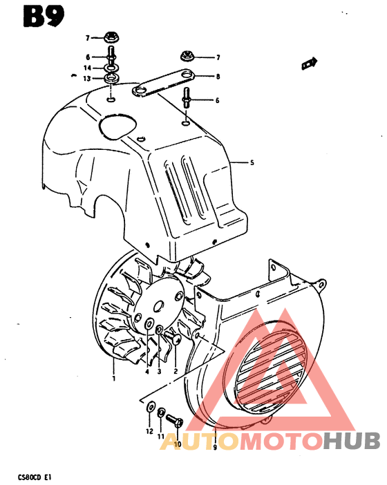 Вентилятор охлаждения