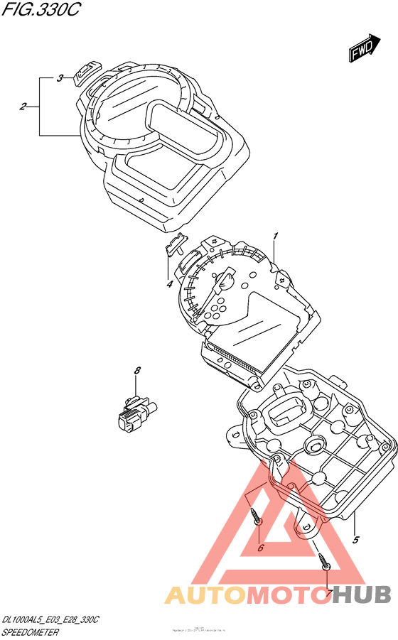 Speedometer (Dl1000Al5 E33)