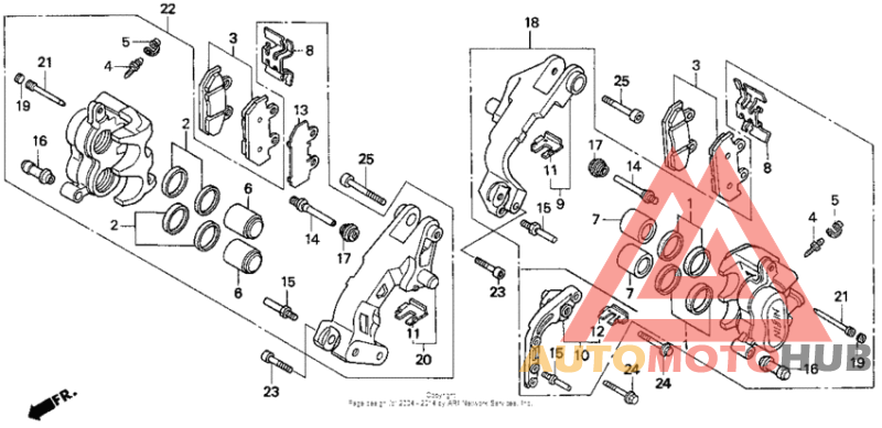 Передний суппорт