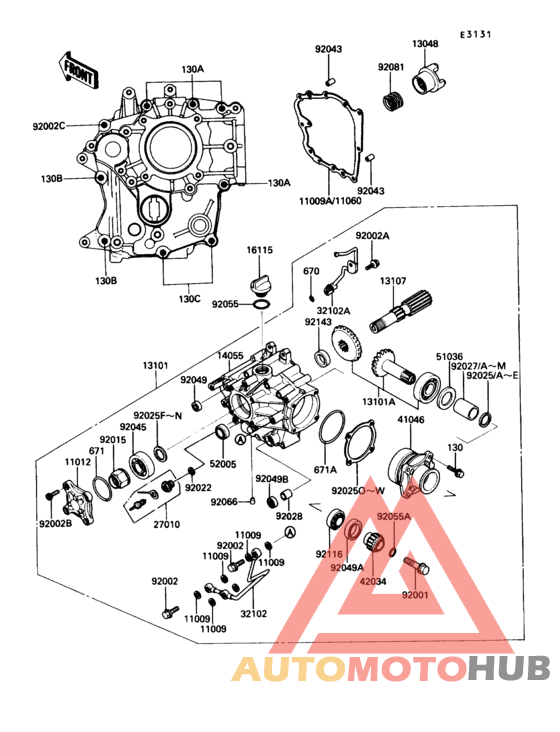 Front bevel gear(1/3)
