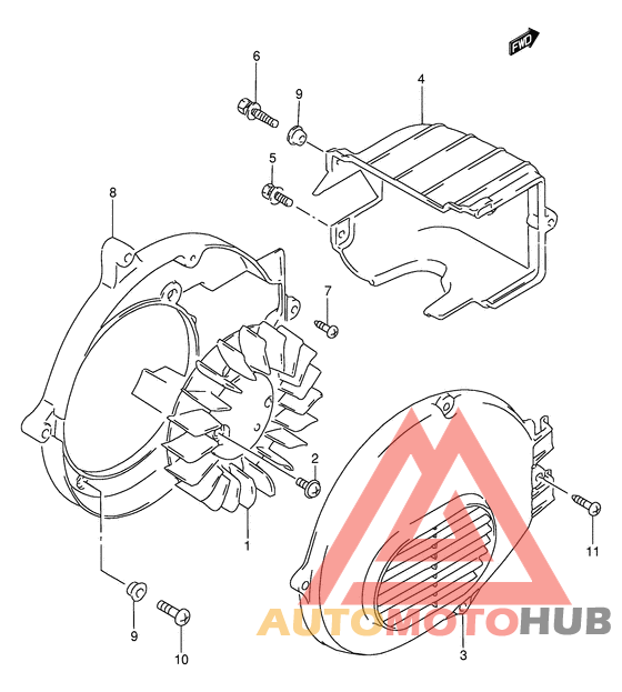 Вентилятор охлаждения