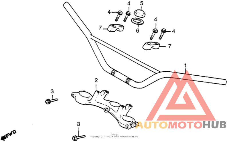 Handlebar + top bridge