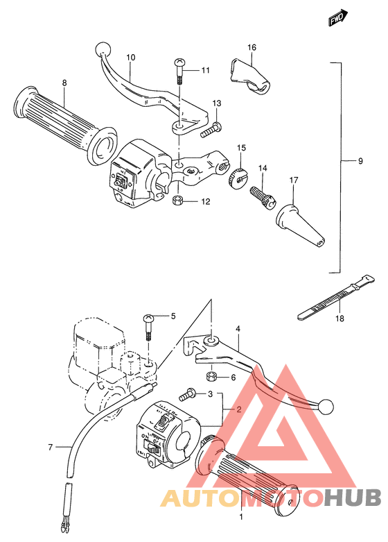 Рулевой переключатель