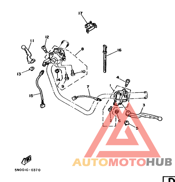 Handle switch. lever