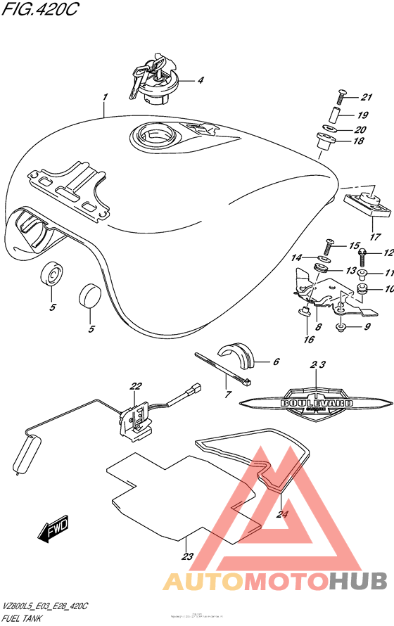 Fuel Tank (Vz800L5 E33)