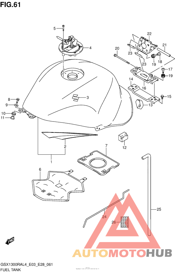 Fuel Tank (Gsx1300Ral4 E33)