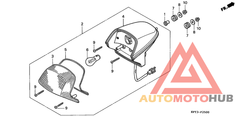 Taillight unit ass`y