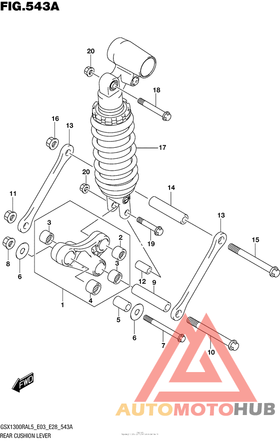 Rear Cushion Lever (Gsx1300Ral5 E03)
