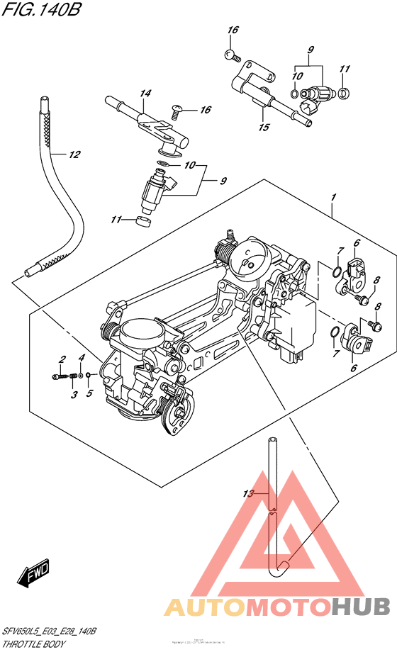Throttle Body (Sfv650L5 E28)