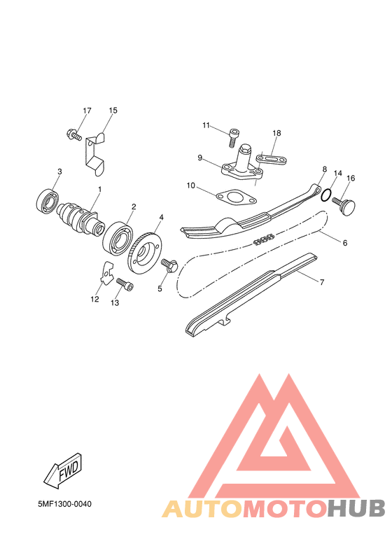 Camshaft. chain