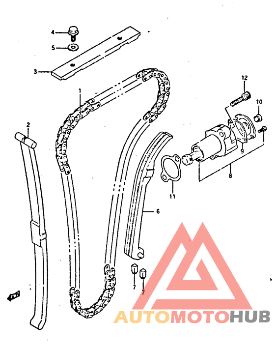 Chain cam