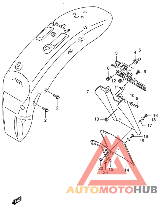 Заднее крыло