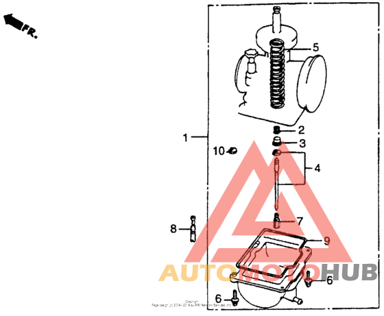 Carburetor optional kit 85-89