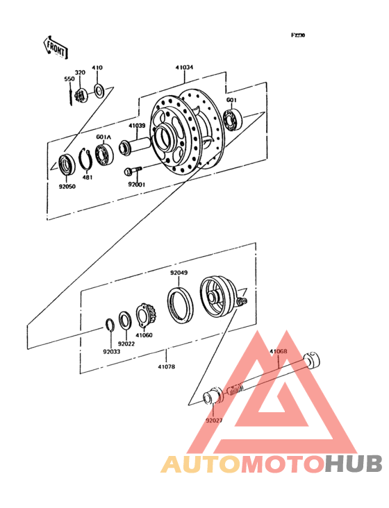 Переднее колесо
