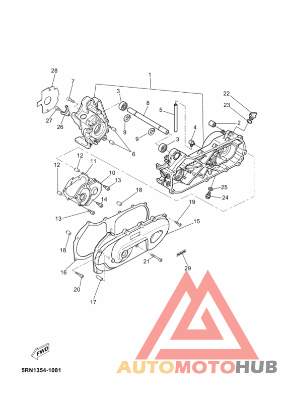 Картер двигателя