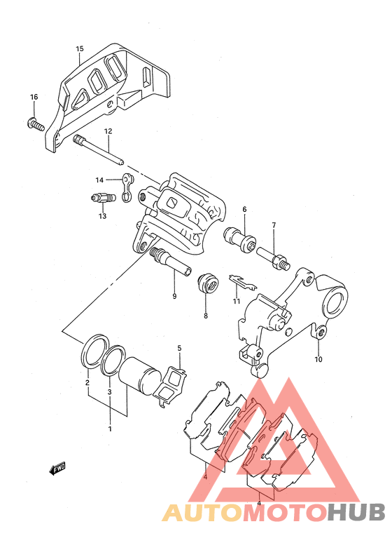 Задний суппортs